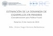 Presentación de PowerPoint - gorgas.gob.pa · Antecedentes normativos ... Impuesto Selectivo al Consumo de Cigarrillos en 32.5% del precio al por ... NICARAGUA VENEZUELA GUATEMALA