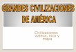 Civilizaciones azteca, inca y maya - colegiomontedeasis.clcolegiomontedeasis.cl/wp-content/uploads/2016/03/Repaso-prueba-4-… · En los dominios mayas, aztecas e incaicos hubo espléndidas