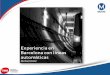 Experiencia en Barcelona con líneas automáticas - AATE · Sistema CBTC: Communications-Based Train Control Redundancia de equipos críticos Localización de tren precisa ... PSD