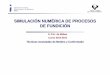 SIMULACIÓN NUMÉRICA DE PROCESOS DE …ehu.eus/manufacturing/docencia/895_ca.pdf · Dpto. de Ingeniería Mecánica SIMULACIÓN NUMÉRICA DE PROCESOS DE FUNDICIÓN E.T.S.I. de Bilbao