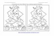 Encuentra las diferencias especial Navidad-1 · Encuentra las siete diferencias y colorea especial Navidad. Ginés Ciudad-Real y Maribel Martínez Fichas para mejorar la atención