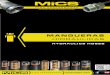MANGUERA S - micshoses.commicshoses.com/pdf/americalatina/MH-mics.pdf · REFUERZO: Textil sintético de alta resistencia y alambre de cobre para descargas eléctricas antiestáticas