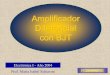 Amplificador Diferencial con BJT - fceia.unr.edu.ar 12... · circuito y la señal diferencial de entrada ... común sin resistencia de emisor excitado con una señal en su ... diferencial