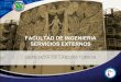 FACULTAD DE INGENIERIA SERVICIOS EXTERNOS EXTERNOS 2013.pdf · Pruebas de Cianuración por percolación en columna de 35 kg. de mineral. Trituración de muestras. Índice Wii . LABORATORIO