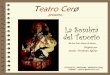 La Sombra del Tenorio' - Teatro CeroLa_Sombra_del_Tenorio'_-_Teatro_Cer… · "Saturnino" ha triunfado como actor representando a "Ciutti", criado de "Don Juan Tenorio", pero él