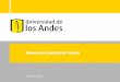 Manual de Identidad Visual - Universidad de los Andes · Logosímbolo y área de reserva en impresos ... Nuevos Medios ... El uso permanente de los colores amarillo y negro y la figura