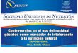 NUTRICION ENTERAL - Sunut | Sociedad Uruguaya …sunut.org.uy/wp-content/uploads/2012/06/sunut-residual-gastrico.pdf · •Mezcla de los alimentos con los jugos ... de su administración