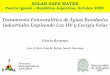 Tratamiento Fotocatalítico de Aguas Residuales ... · Procesos Fisicoquímicos Aplicados Universidad de Antioquia 1803 SOLAR SAFE WATER Puerto Iguazú – República Argentina, Octubre