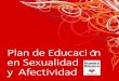 Plan de Educación en Sexualidad y Afectividad · diferentes actores del sistema educativo, promoviendo y propiciando la búsqueda de principios fundamentales, ... y establezca un