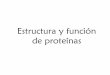 Estructura y función de proteínas - [DePa] …depa.fquim.unam.mx/amyd/archivero/1.2.A.A.YESTRUCTURA1A_24468… · El pI de las histonas es muy alto, 10.8. a) ... De transferencia