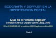 Qué es el “efecto doppler - saeu.org.arsaeu.org.ar/docs/abdomen/ecoydoppler_en_hipertensionportal... · ECOGRAFÍA Y DOPPLER EN LA HIPERTENSION PORTAL Qué es el “efecto doppler”