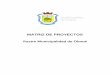 MATRIZ DE PROYECTOS - Olmué - CAPITAL FOLCLÓRICA DE … · 2017-01-10 · CENTRAL DE ESTERILIZACIÓN EJECUCION FNDR SECPLA Mejorar el acceso a la atención de salud oportuna, segura