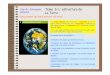 Tema 6 L'estructura de la Terra · • Conèixer les capes de l’atmosfera i la importància que té per a la vida a la Terra. ... per tota l’aigua que es troba a la Terra en qualsevol