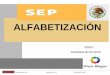 ALFABETIZACIÓN - XXV Colegio de Bachilleres del Estado de ... · En este programa encontrará las competencias genéricas para desarrollar el Programa de Alfabetización para los