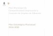 PLAN ESTRATEGICO v8€¦ · Empresarial y Creación de Empleo de Albacete Plan Estratégico Plurianual 2016-2020 Plan Municipal de ... C.- Potenciación de la I+E 