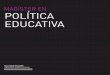 MAGÍSTER EN POLÍTICA EDUCATIVA - comie.org.mxcomie.org.mx/doc/portal/boletin/2012_febrero_cartel_07.pdf · chilenos y latinoamericanos en el campo de la política educativa de manera