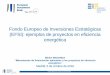 Fondo Europeo de Inversiones Estratégicas (EFSI ... · •Pymes y compañías de mediana capitalización con hasta 3.000 ... Banco Europeo de Inversiones Calle José Ortega y Gasset,