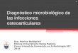 Diagnóstico microbiológico de las infecciones … MICROBIOLOGIC… · La artritis reactiva es un proceso inflamatorio estéril, ... (principal agente causal), ... Biopsias de la