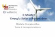 II Máster Energía Solar y Renovables - luqentia.es · fuerza de resistencia, y una perpendicular al mismo, fuerza de sustentación. II MÁSTER ENERGÍA SOLAR Y RENOVABLES_MÓDULO