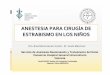 ANESTESIA PARA CIRUGÍA DE ESTRABISMO EN … · ANESTESIA PARA CIRUGÍA DE ... Atropina 0,01‐0,02 mg/kgi.v. ... HERRERA-Protocolo anestesia estrabismo niños-Sesion SARTD-CHGUV09-03-10