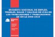 ENCUESTA NACIONAL DE EMPLEO, TRABAJO SALUD Y CALIDAD DE ... · visualizar cómo las desigualdades impactan en la salud y calidad de vida de los trabajadores y trabajadoras Gobierno