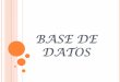 BASE DE DATOS - comunidad.ingenet.com.mxcomunidad.ingenet.com.mx/ingjacquez/files/2010/10/... · tienda de abarrotes, una farmacia, un videoclub. ... de datos relacionales es SQL