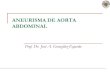 ANEURISMA DE AORTA ABDOMINAL - … · Un Aneurisma de Aorta Abdominal (AAA) puede ser definido como toda dilatación de la aorta infrarrenal con un diámetro de 3 cm o más en un