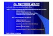 WACC = TASA PROMEDIO PONDERADA DEL …€¦ · EL METODO WACC ….. Permite valuar empresas en forma simple y directa WACC = TASA PROMEDIO PONDERADA DEL COSTO DE CAPITAL incluye escudo