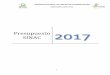 SISTEMA NACIONAL DE ÁREAS DE CONSERVACIÓN · Resumen Presupuesto de Egresos 2017_____ 49 Presupuesto de Egresos por programa 2017 ... 16- Certificación CCSS _____ 215 17- Información