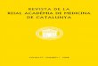 REVISTA DE LA REIAL ACADÈMIA DE MEDICINA DE …ramc.cat/wp-content/uploads/2016/07/RAMC_2008_23_1.pdf · Revista de la Reial Acadèmia de Medicina de Catalunya - Volum 23, número