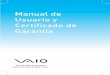 Manual de Usuario y Certificado de Garantía - VAIO Chilecl.vaio.com/wp-content/uploads/2017/04/Manual_VAIO_Fit1_5S_Chile... · Apague la notebook correctamente y no olvide guardar