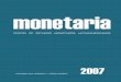 VOLUMEN XXX, NÚMERO 1, ENERO …cemla.org/PDF/monetaria/PUB_MON_XXX-01.pdf · MONETARIA, ENE-MAR 2007 Monetaria: 30 años En 1961, la Asamblea y la Junta de Gobierno de CEMLA acor-