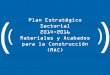 Plan Estratégico Sectorial 2014-2016 Materiales y … · Honduras Guatemala Ecuador Chile (24.1, 0.3), Bolivia (11.4, 0.3), México ... 2.Productos sustitutos de bajo precio (Mármol