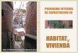PROGRAMA INTEGRAL DE CAPACITACION EN · estudiantes en temas relacionados con el Hábitat y la Vivienda para que puedan colaborar en el mejoramiento de los asentamientos informales