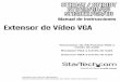 Manual de Instrucciones Extensor de Vídeo VGAsgcdn.startech.com/005329/media/sets/ST121xT... · Extensor de Vídeo VGA Transmisor de 4/8 Puertos VGA a través de Cat5 Manual de Instrucciones