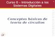 Conceptos básicos de teoría de circuitos - dte.us.es · Conceptos básicos de teoría de circuitos. 2 Contenidos Sistema internacional de unidades Unidades informáticas Circuitos