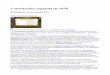Constitución española de 1978 - papelesdesociedad.info · Constitución española de 1978 De Wikipedia, la enciclopedia libre Saltar a navegación, búsqueda Ejemplar de la Constitución