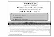 Manual Usuario 912 - AVIASPORT S.A€¦ · Estos datostécnicosasícomo la información contenida en este Manual,son propiedad de ROTAX® GmbH y no deben de ser reproducidos ni 
