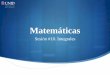 Matemáticas - moodle2.unid.edu.mxmoodle2.unid.edu.mx/dts_cursos_mdl/lic/AE/M/S10/M10_Visual.pdf · Una de las principales aplicaciones de la integral es el uso del Teorema fundamental