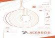 Catálogo de Productos - acerocid.com · Ideal para techos, muros, bodegas y construcción en ... Por ser combado puede ser utilizado en techos curvos o circulares. Ancho Efectivo