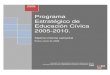 Programa Estratégico de Educación Cívica 2005-2010.portalanterior.ine.mx/archivos3/portal/historico/recursos/IFE-v2/... · Programa Estratégico de Educación Cívica 2005-2010