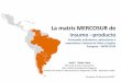 La matriz MERCOSUR de - cepal.org · En abril de 2017 se sentaron las bases para una MIP ... CEPAL en base a la Matriz Insumo-Producto de Argentina preparade para los países del