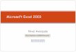 Microsoft Excel 2003 - Inicio | Kybele - Grupo de ... · Microsoft Excel 2003 Nivel Avanzado ... Renombrar la hoja como Ejercicio 1 ... Introducir el nombre de la función en MIN