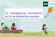 La inteligencia emocional en la orientación escolar. · El estímulo de la inteligencia emocional en ... estrategias para afrontar situaciones ... Bibliografía Cohen, J. (2003)
