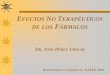 EFECTOS NO TERAPÉUTICOS DE LOS FÁRMACOSevirtual.uaslp.mx/FCQ/farmaciahospitalaria/Documents/Diplomado en... · Efectos Indeseables de los Fármacos EFECTOS DESEABLE (Terapéutico)