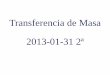 Transferencia de Masa 2013-01-31 2ª - …depa.fquim.unam.mx/amyd/archivero/TM2013-01-312a_22630.pdf · Fenómenos de Transporte ... Notas: # Obtener y ... fuerzas inter- e intra-moleculares