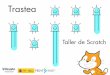 Trastea€¦ · Taller de Scratch. 1. ¿Qué es Scratch? 2. Ficha del taller 3. Antes – durante – después 4. Recursos 5. Retos y niveles 6. Toma de contacto (nivel 1) 7