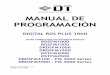 MANUAL DE PROGRAMACIÓN - … · Coding: diferencial y bifase Modulación: doble-banda modulación (DSB-AM) Frecuencia: 57 KHz ... CD-ROM, el acompañado con ... recomendamos poner