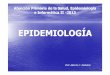 Introduccion a la Epidemiologia (Dr Palladino) · •• DEFINICIÓN DE SALUD POR MULTIPLES FACTORES SOCIALES ... SITEMA SANITARIO ESTILO DE VIDA 90 % 11 % 43 % LOS CAMPOS DE LA SALUD