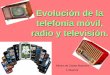 Evolución de la telefonía móvil, radio y televisión.iespoetaclaudio.centros.educa.jcyl.es/sitio/upload/radio_tv_miram.pdf · se instalaba el equipo de radio en el maletero y se
